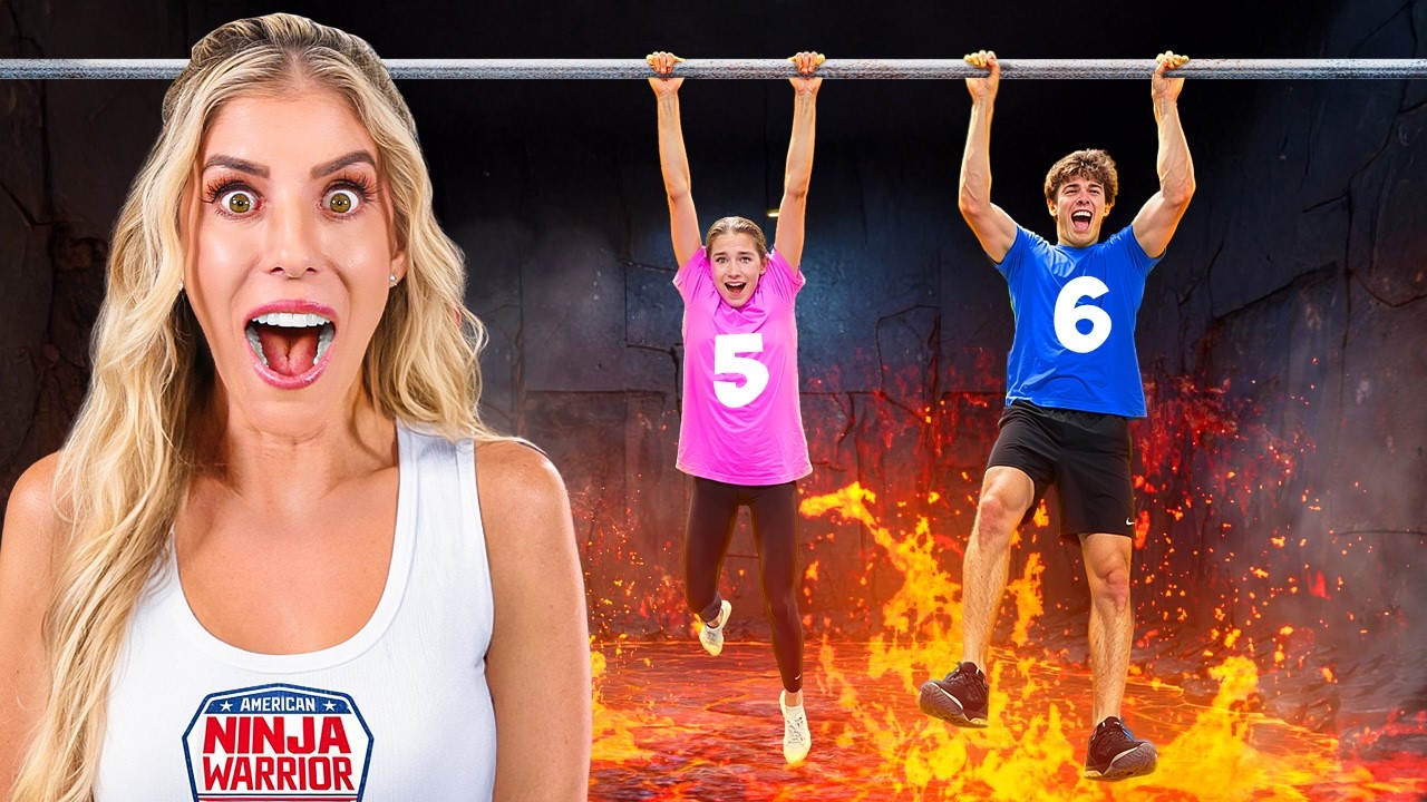 Турнир NINJA WARRIOR для девочек и мальчиков в возрасте 1-18 лет