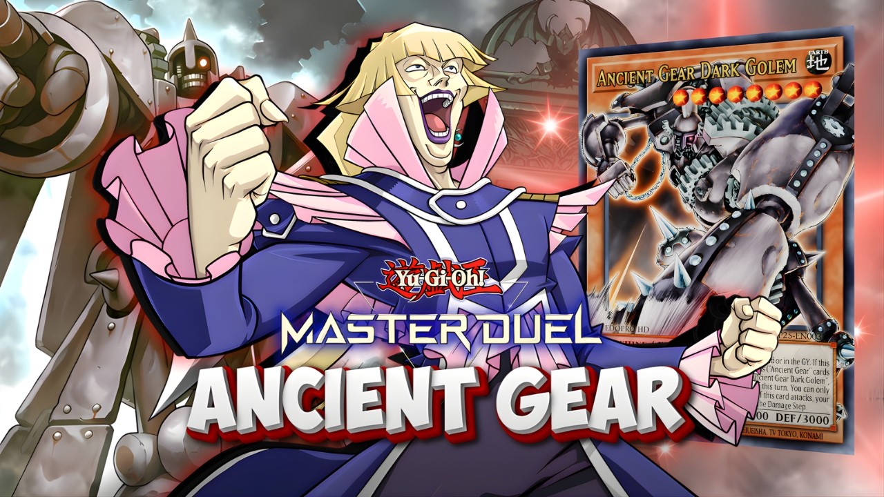 My 2026 ANCIENT GEAR Deck! Replays & Decklist! Yugioh! Master Duel