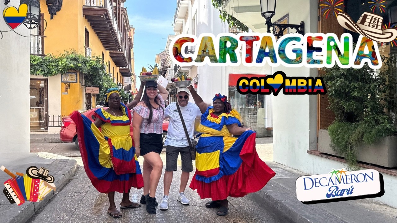 ¿Qué hacer en Cartagena?🇨🇴Decameron Barú - La Serrezuela - Playa Tranquila - Bocagrande -Fior Gelato
