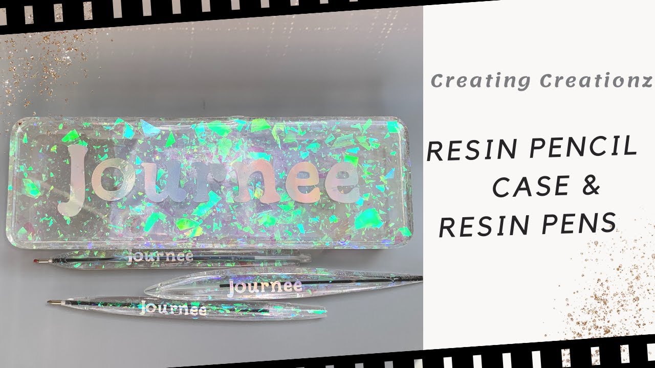 Resin Pencil Case & Resin Pens