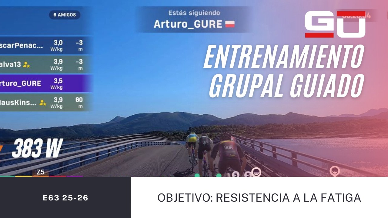 Entrenamiento Grupal Guiado #63🚴‍♂️🚴‍♀️💨 FTP tras fatiga
