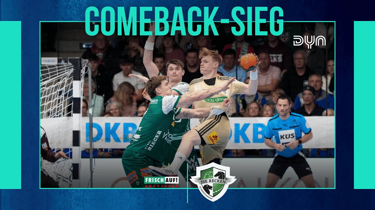 Highlights: FRISCH AUF! Göppingen - TSV Hannover-Burgdorf (Saison 2025/26) Dyn Handball | DAIKIN HBL