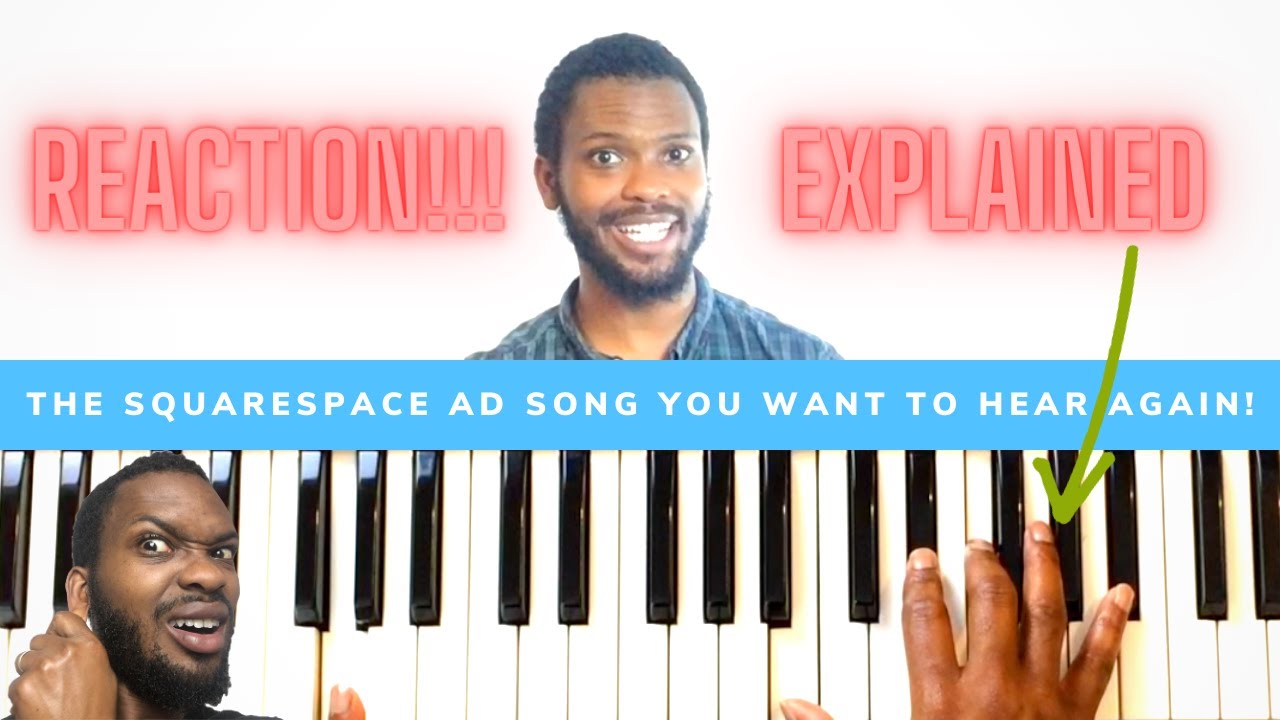 The SQUARESPACE AD SONG you have been looking for on YOUTUBE! MANLEY'S REACTION + PIANO TUTORIAL