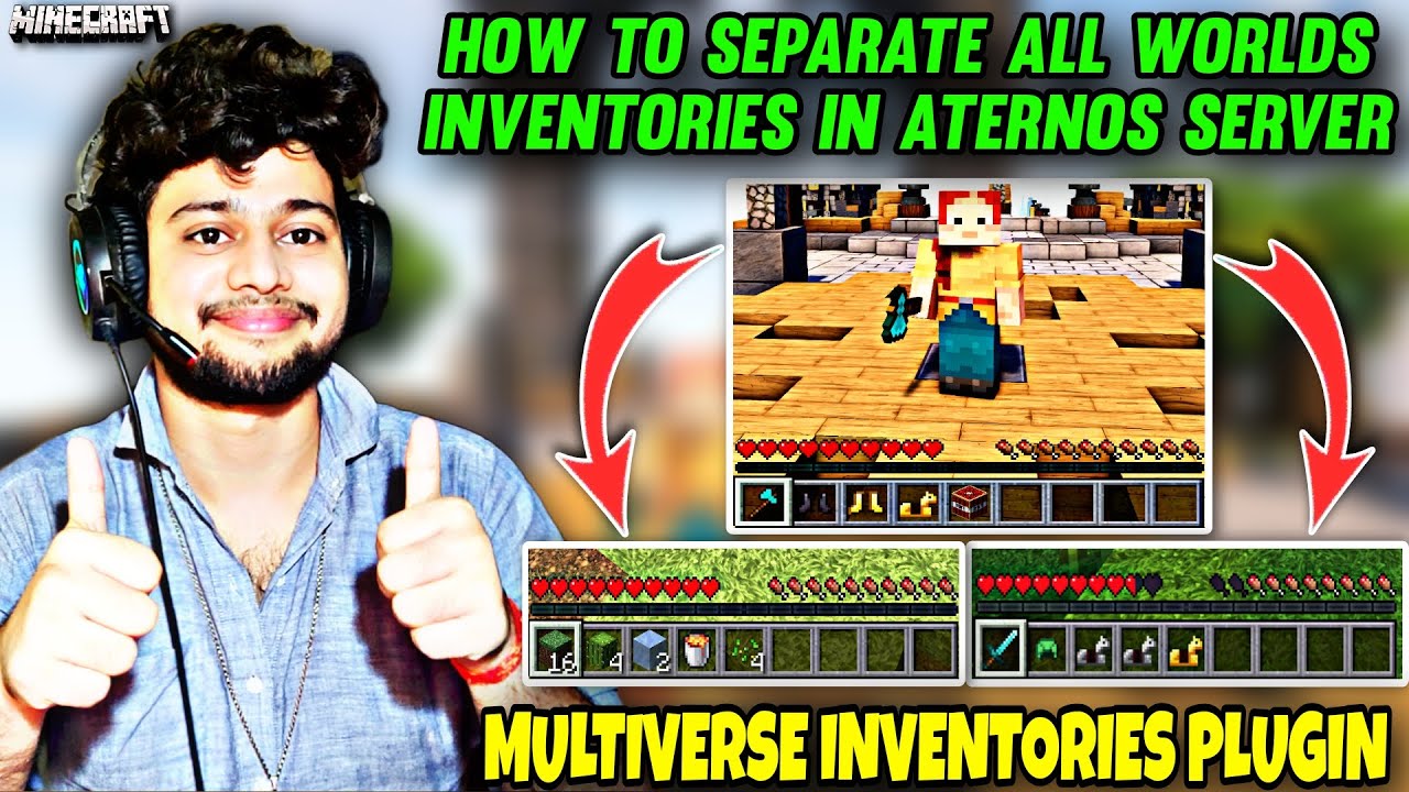 How To Separate Inventory of Worlds | Multiverse Inventories Tutorial in Hindi | Multiverse Tutorial