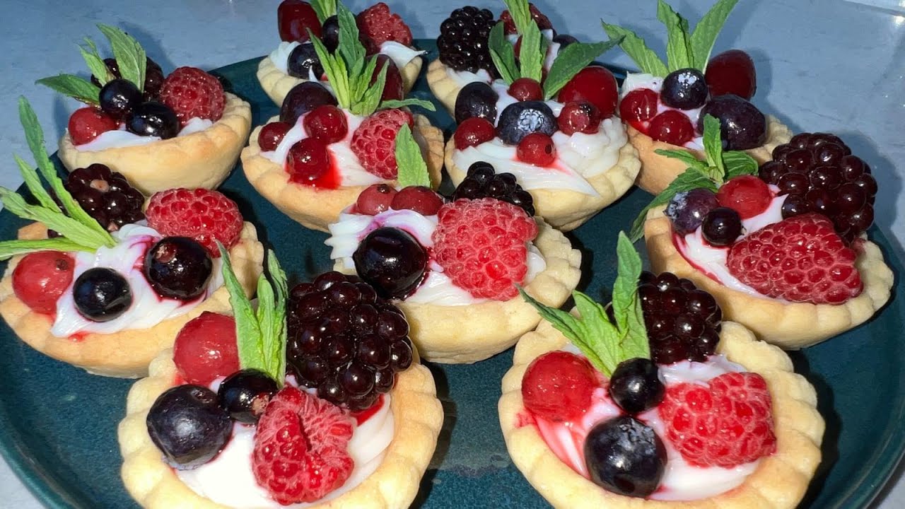 Meyveli Tartolet Tarifi | Evde Kolay ve Lezzetli Mini Tart Yapımı