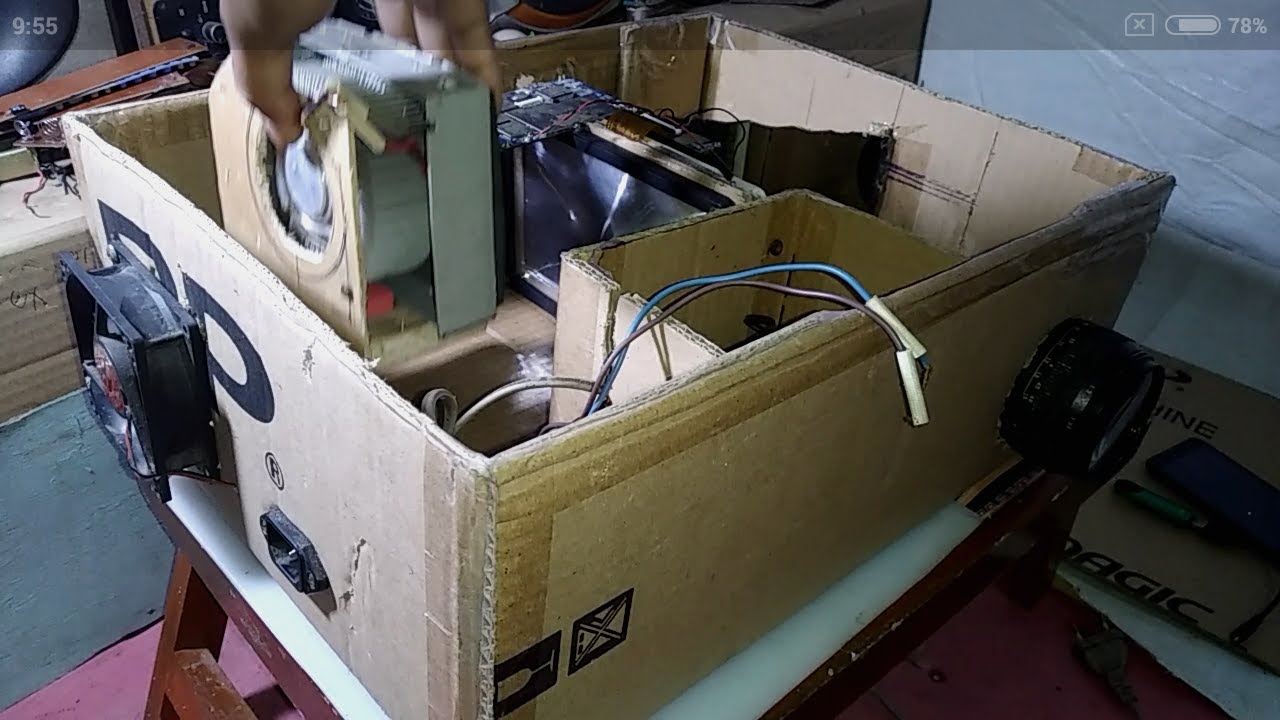 Diy LCD Proyektor dari Tablet Android 7 inch Part 3