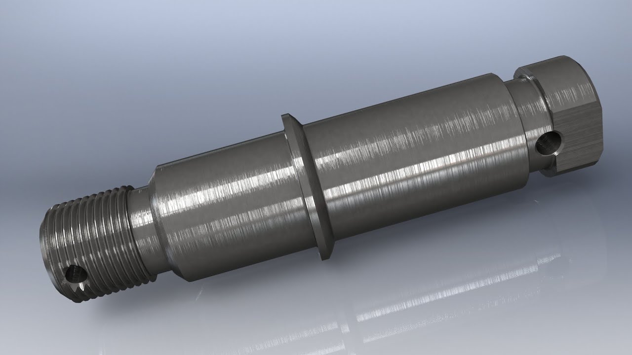[#149] Render zgrubnej obróbki maszynowej. Podstawy renderowania SolidWorks