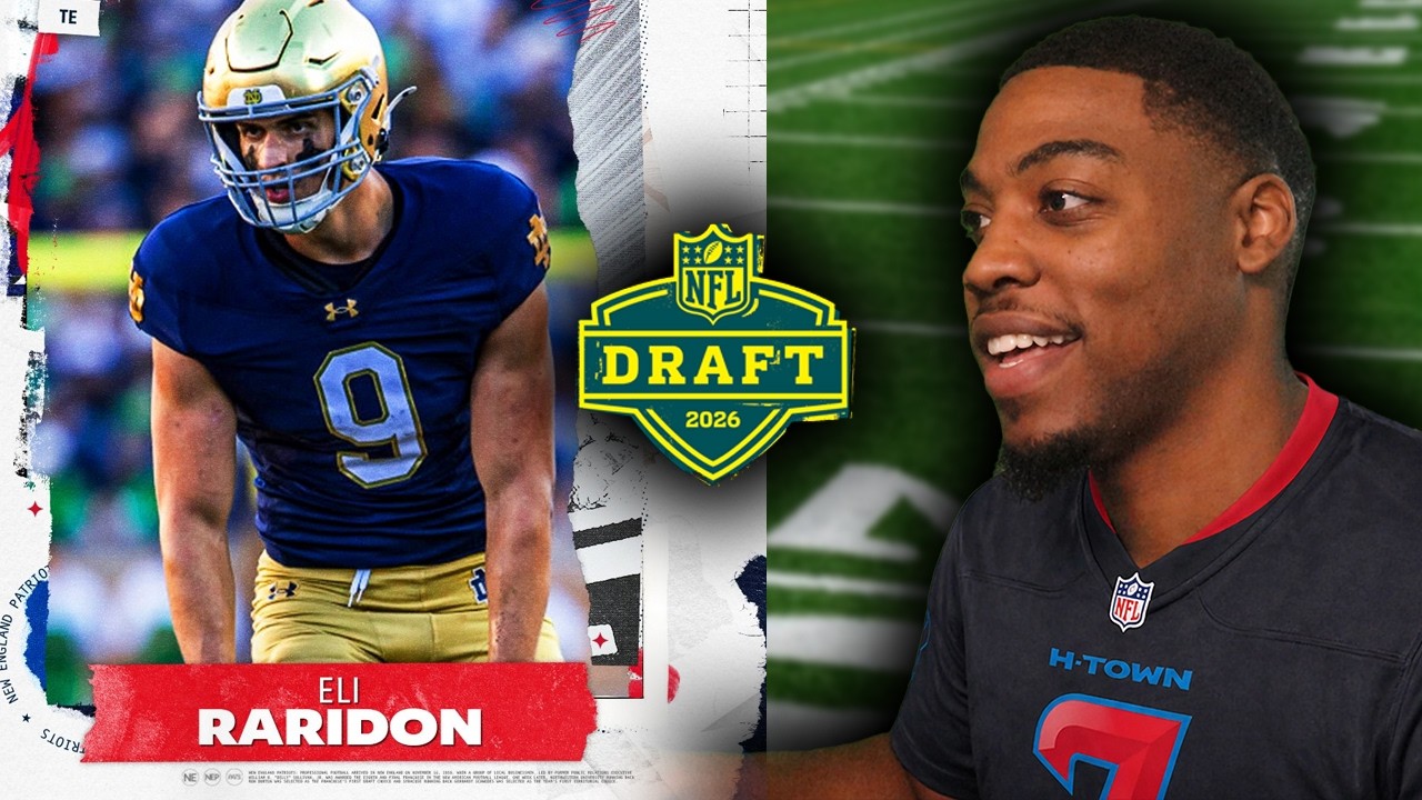 Eli Raridon Highlights Reaction | New England Patriots - NFL Draft 2026