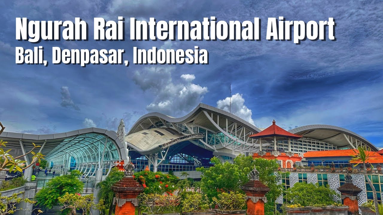 Walking Tour: Ngurah Rai International Airport, Denpasar Bali Indonesia || by: Stanlig Films