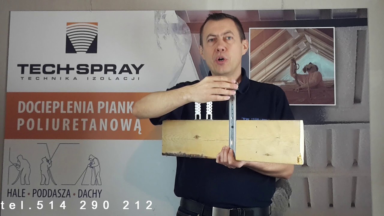 Docieplanie Pianką Poliuretanową.Przygotowanie, wieszaki