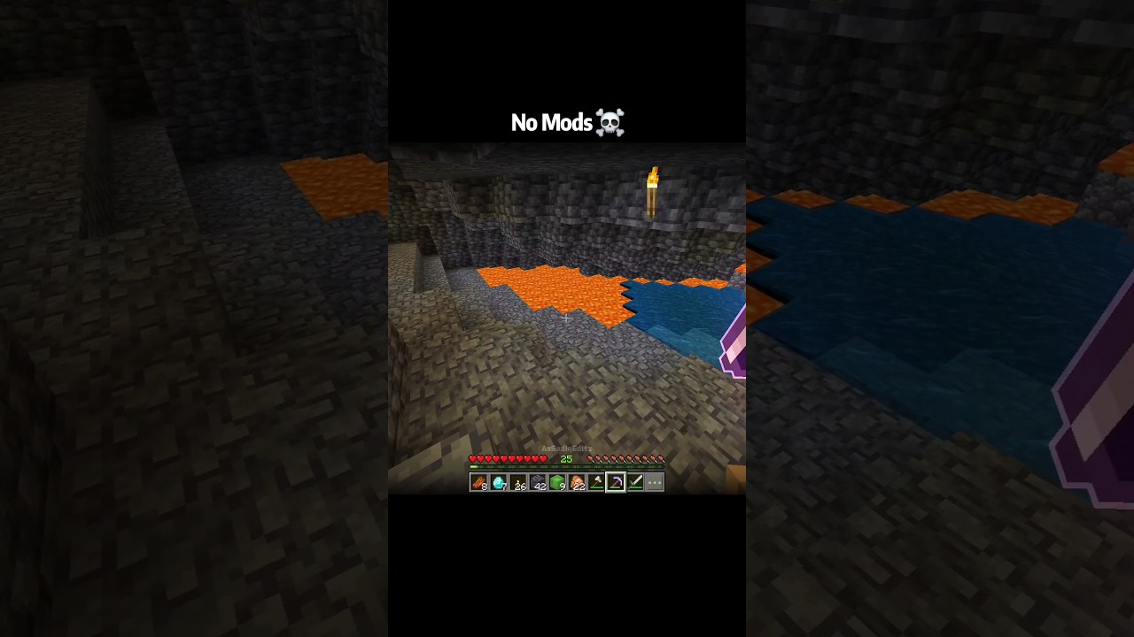 Minecraft lava xray moments