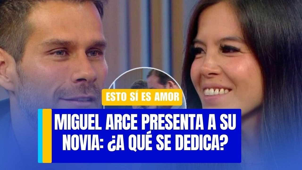Miguel Arce presenta a su novia en vivo en 'Matinal': ¿A qué se dedica?
