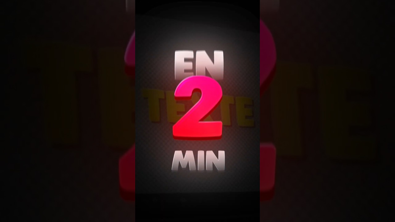 Comment FAIRE un BEAU TEXTE #montage #aftereffects #animation