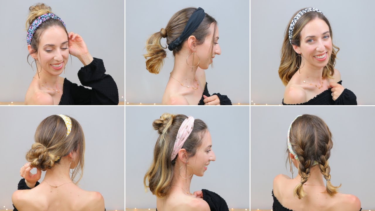 ACCONCIATURE con FASCIA per capelli ~ HEADBAND HAIRSTYLES | Silvia Viscardi