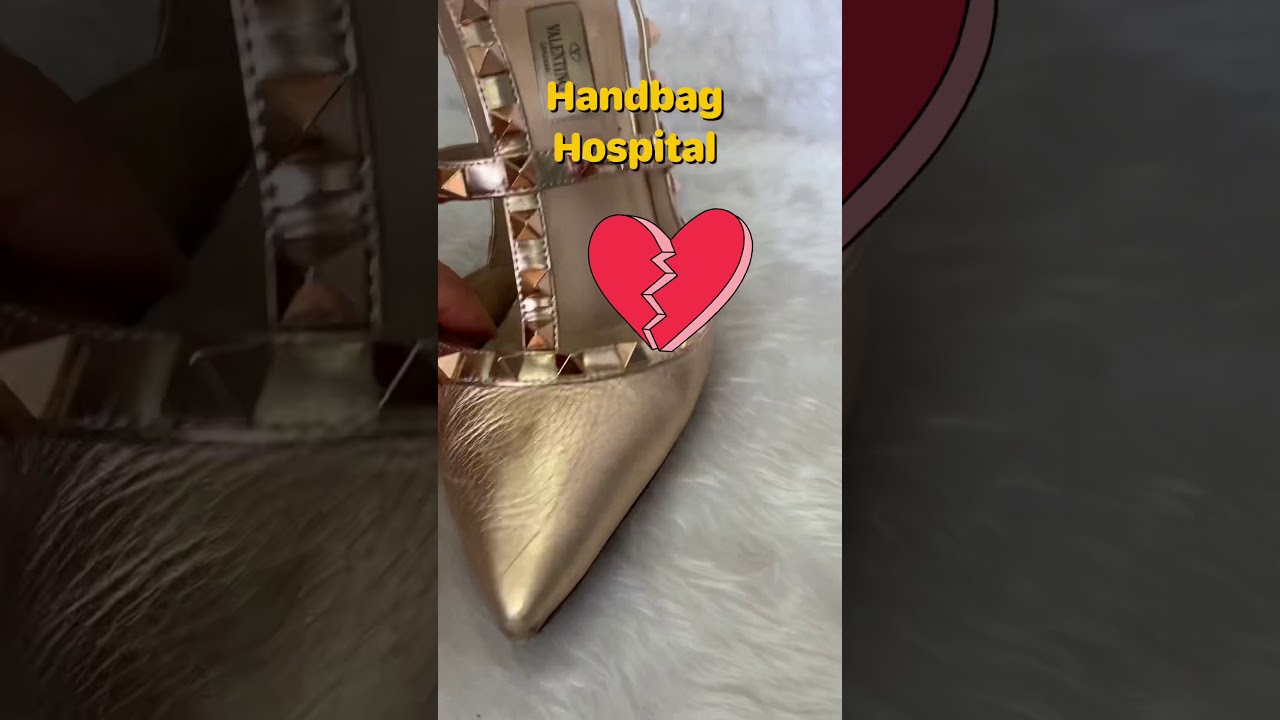 Metallic rose gold, Colour touch up helps your shoes look like new  contact :wan@handbaghospital.ie