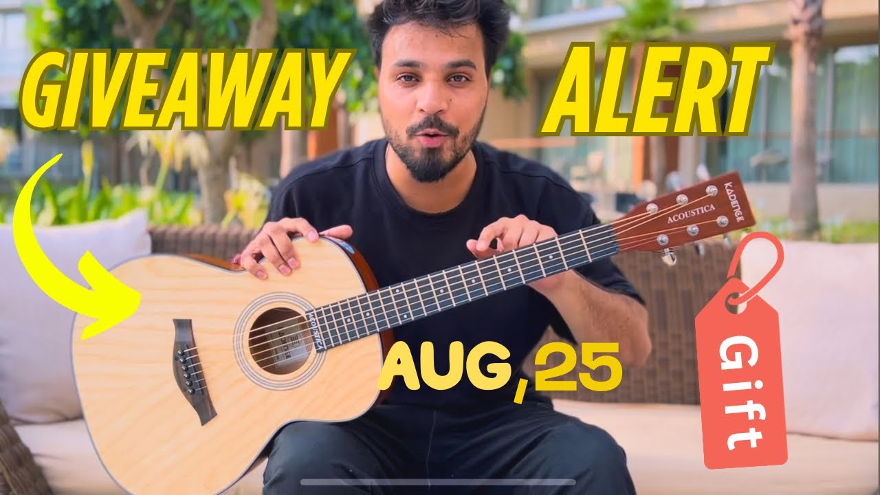 Budget Travel Guitar with EQ? Kadence A06 Unboxing, Review + GIVEAWAY! | Best Guitar Under ₹7,000?