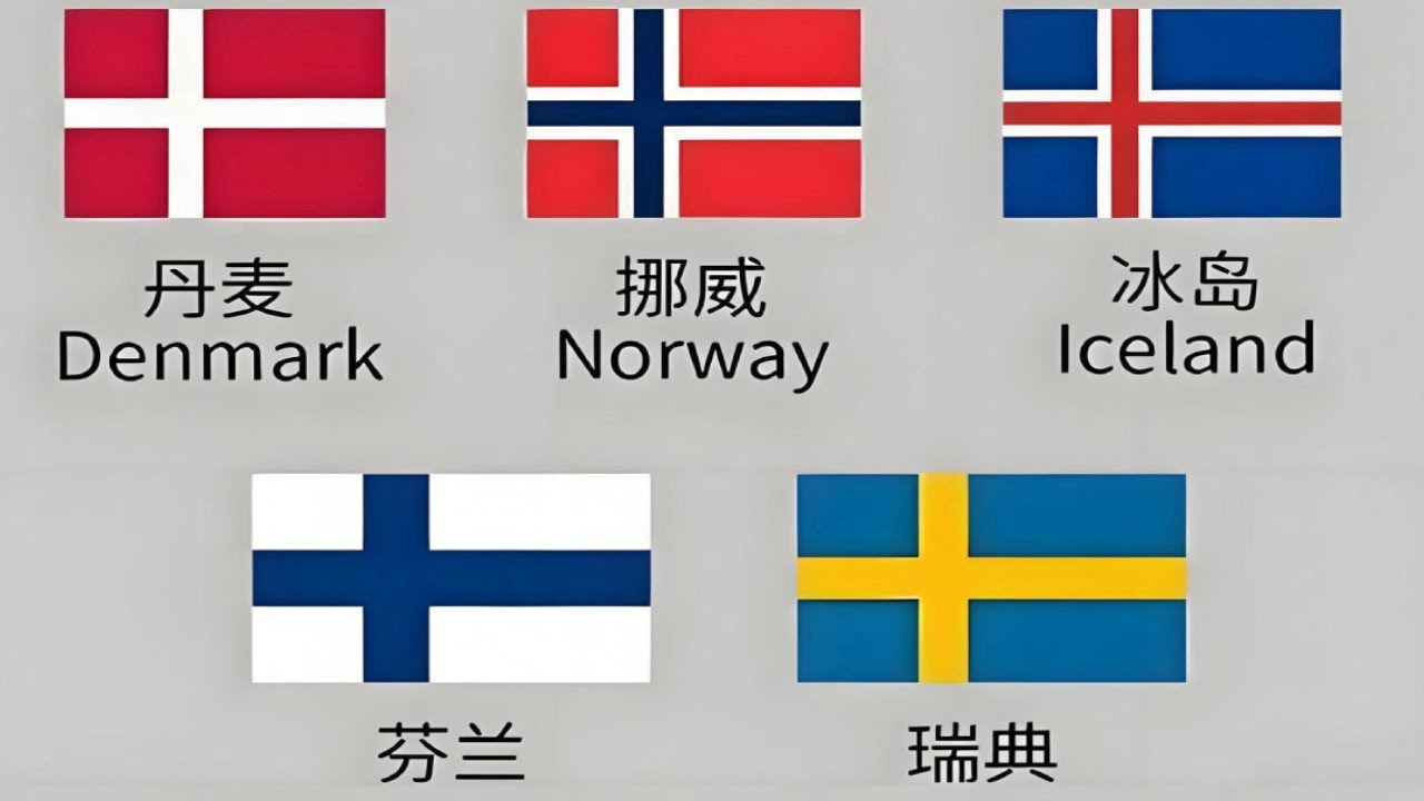 北欧五国的国旗为什么都是十字旗？