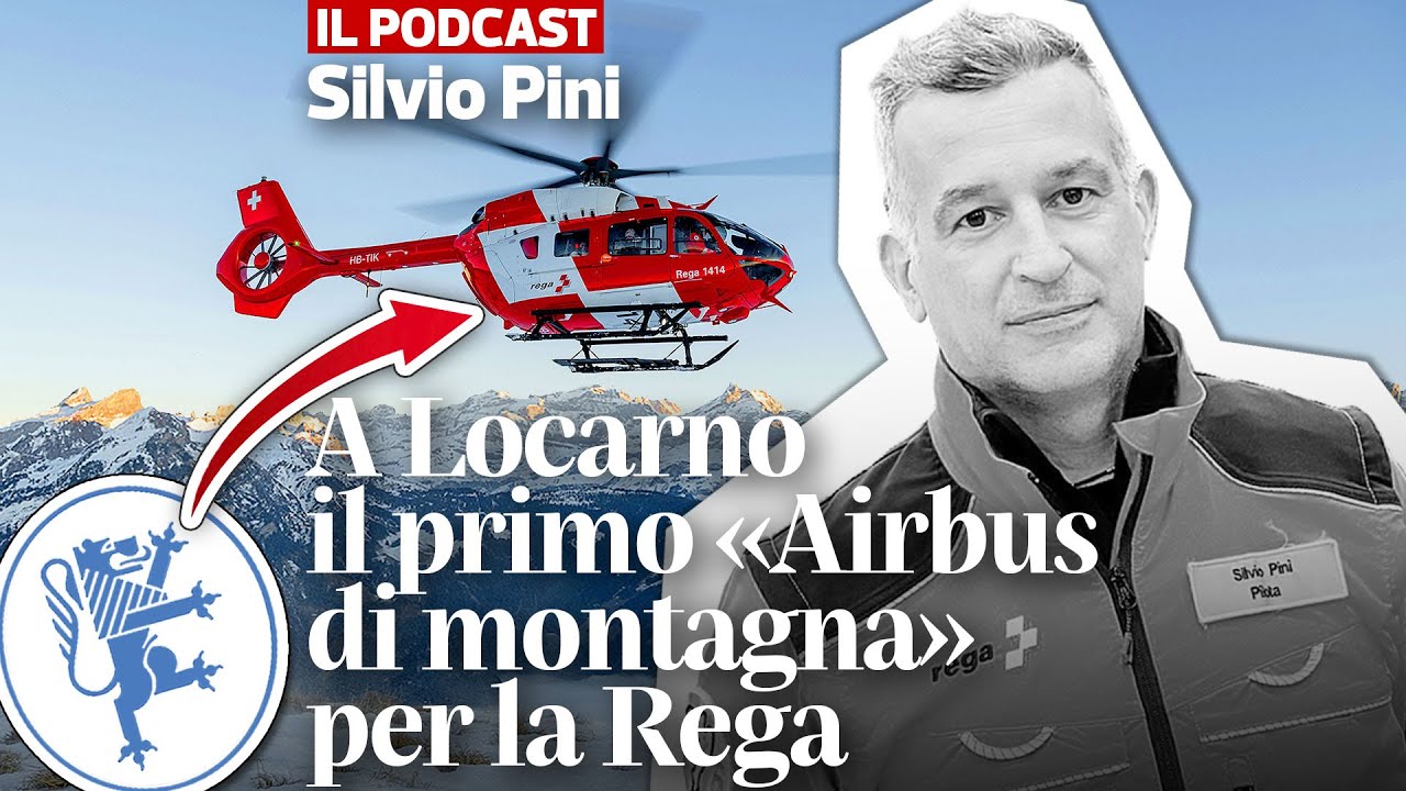 🏔️🚁 Ecco il primo «Airbus» di montagna 🦁💙 a Locarno grazie alla Rega ⛑️