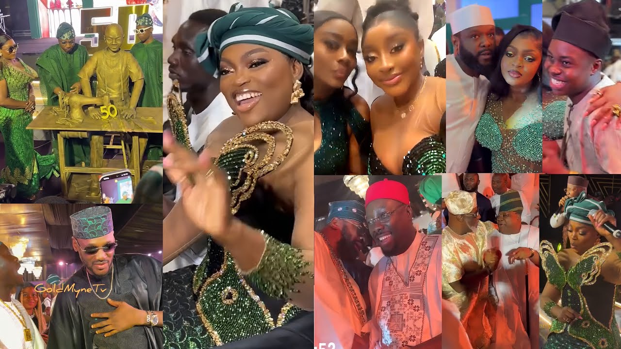 Funke Akindele, Ini Edo, Peller, Obi Cubana, Seyi Tinubu & Others At Seyi Vodi 50th Birthday Party