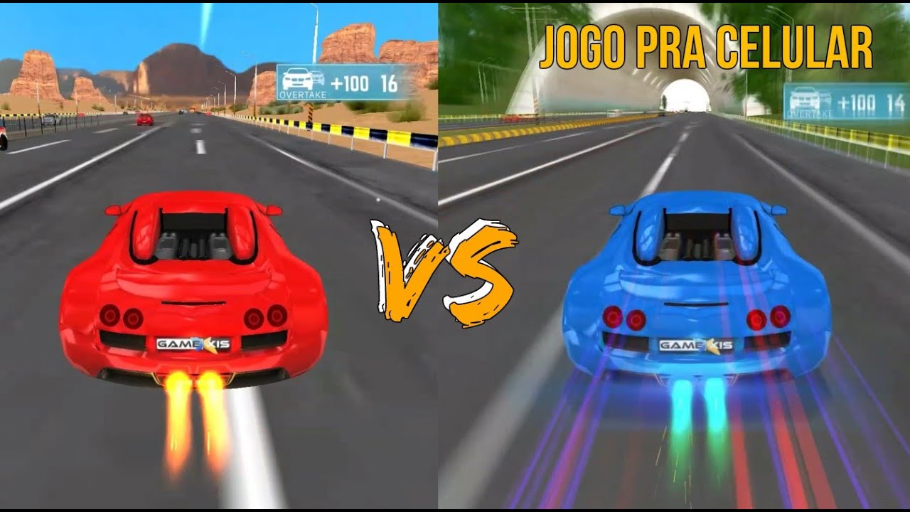 JOGO DE CARRO DE CORRIDA | CARRO VERMELHO VS CARRO AZUL A DISPUTA ! CORRIDA DE CARROS