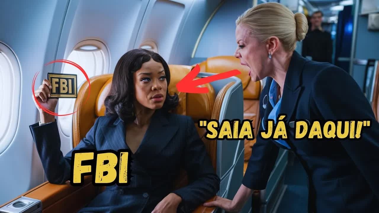 aeromoça tenta expulsar mulher negra—fica chocada quando ela mostra seu distintivo do FBI