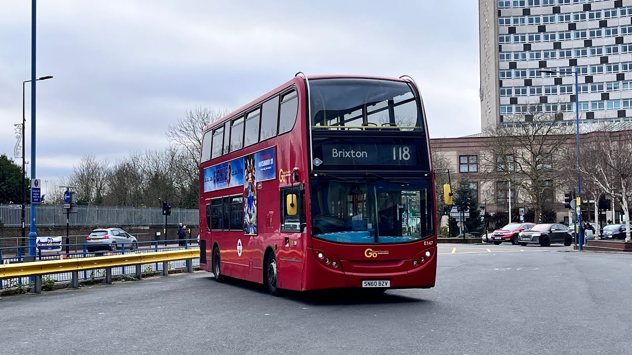 *Last Week + Topodyn* Journey on London General Route 118 - E147 (SN60 BZV) - Enviro 400