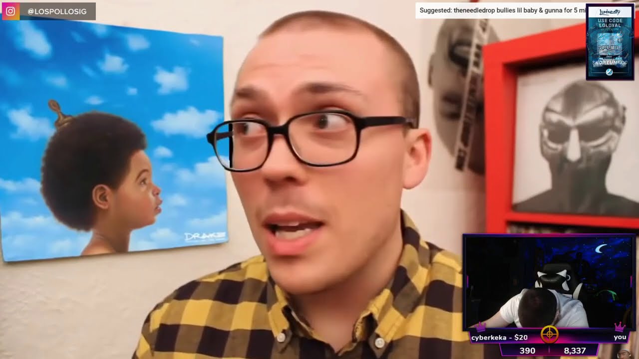 LosPollosTV FURIOUS Reacting To TheNeedleDrop Hating On Drake