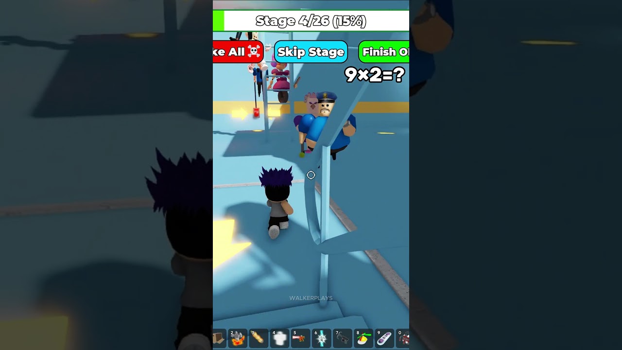 Ice Slide Barry's Prison run obby #roblox #prisonschool #games