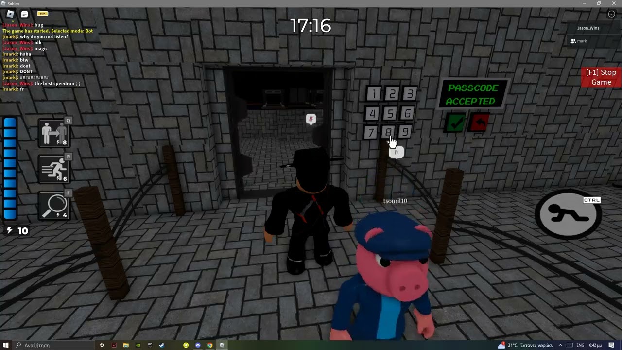 Playing marks custom map is hard!!! |roblox piggy