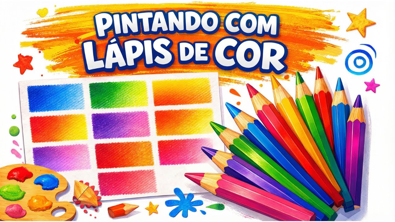 Como fazer DEGRADÊ com LÁPIS DE COR profissional e escolar! CURSO DE DESENHO!