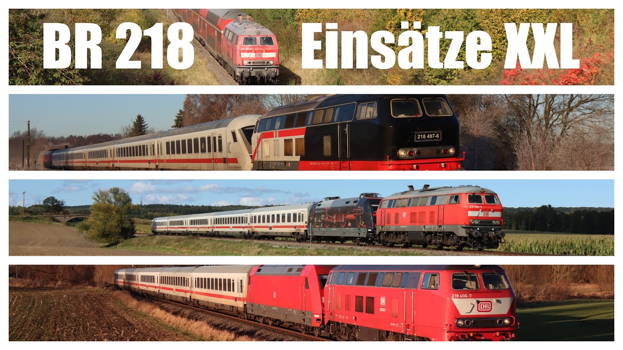 BR 218 Einsätze zwischen Lübeck und Bad Kleinen [September - Dezember 2025]
