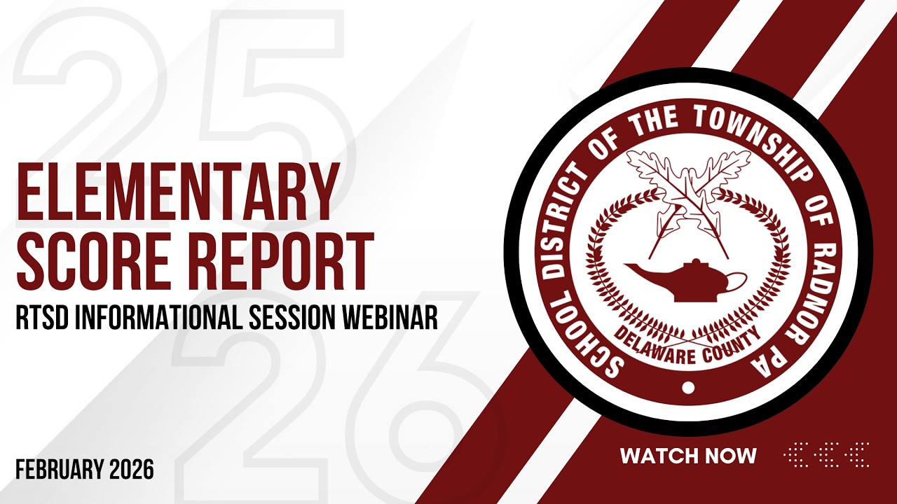 RTSD Elementary Score Report Informational Session