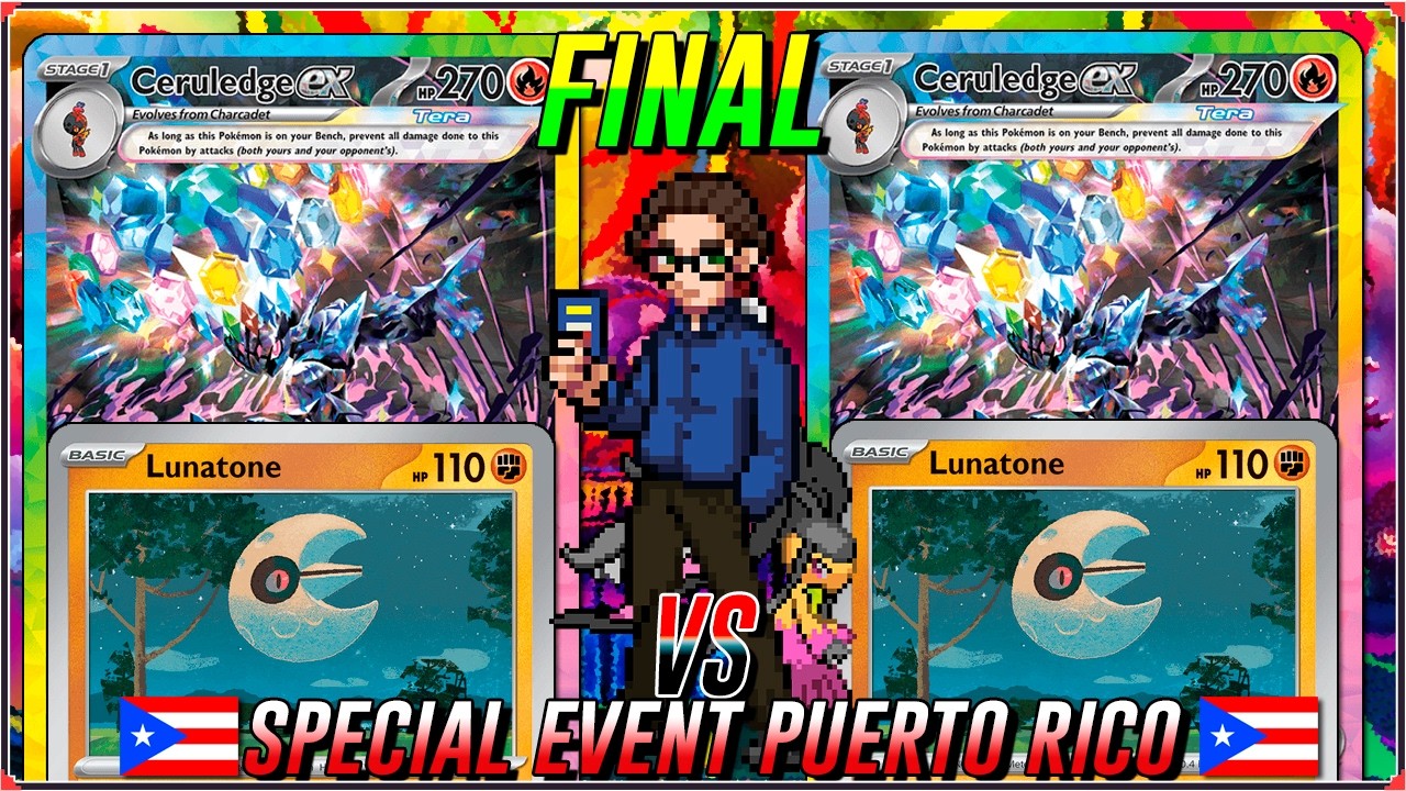 FINAL TCG POKEMON Special Event Puerto Rico en ESPAÑOL | Ceruledge ex vs Ceruledge ex