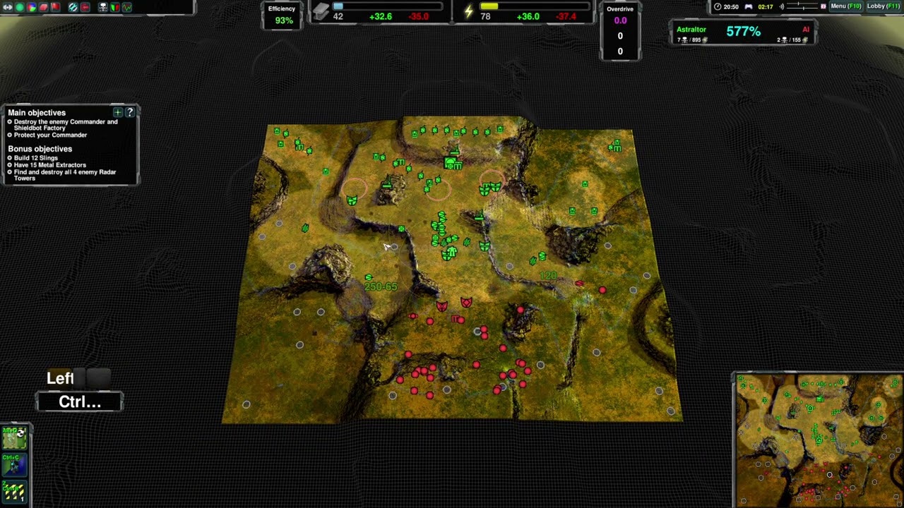 Zero-K Campaign Brutal Difficulty: Cygnet