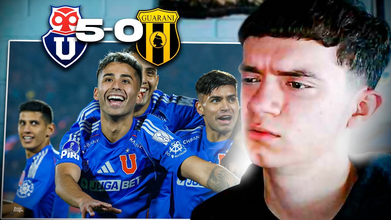 ¡HUMILLACION! 🤬 U. DE CHILE vs GUARANI | REACCIONES DE UN HINCHA ALBO | Copa Sudamericana 2025