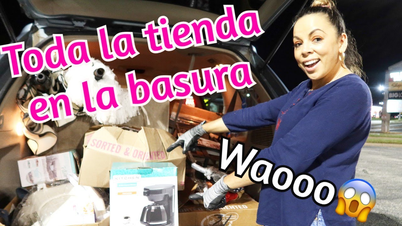 TODA LA TIENDA EN LA BASURA- 😱👀Waooo! DUMSTER DIVING