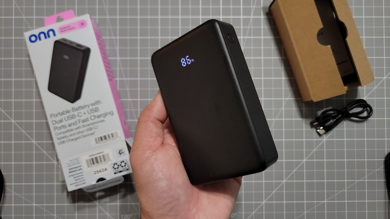 Onn 20K Display Power Bank 20W