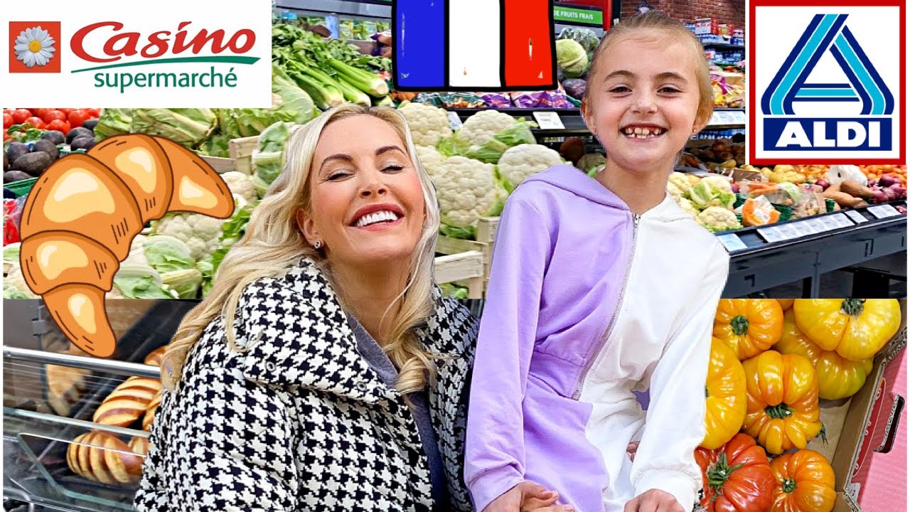 FOOD SHOPPING IN FRANCE 🛒🇫🇷 COST 👛💰 | LIFE ON THE FRENCH RIVIERA