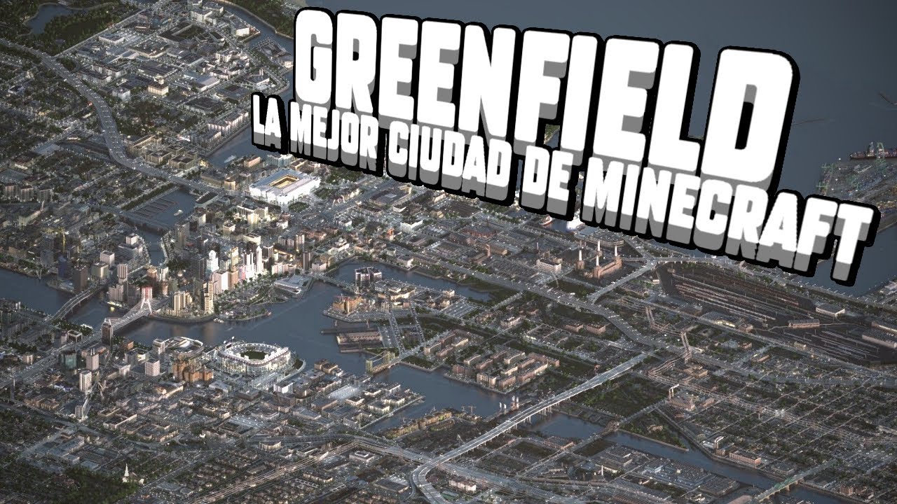 ¡Esta es la CIUDAD más GRANDE y ÉPICA de todo MINECRAFT! (¡25.000 m²!) Greenfield map review
