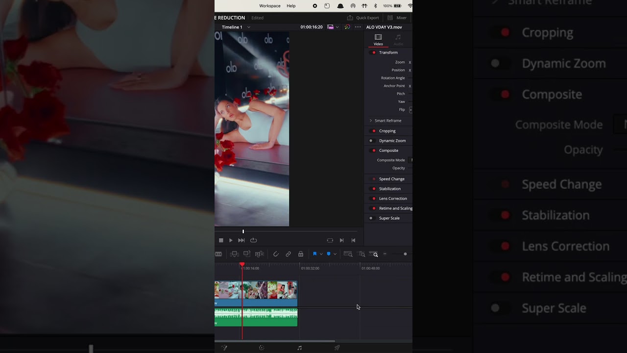 Как создать прокси в DaVinci Resolve