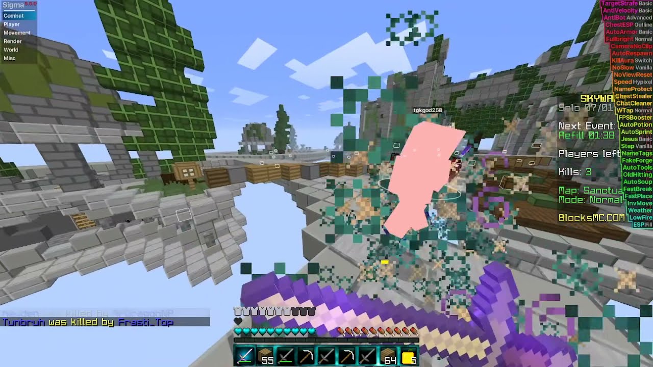 Testing Sigma5 Classic config in BlocksMC