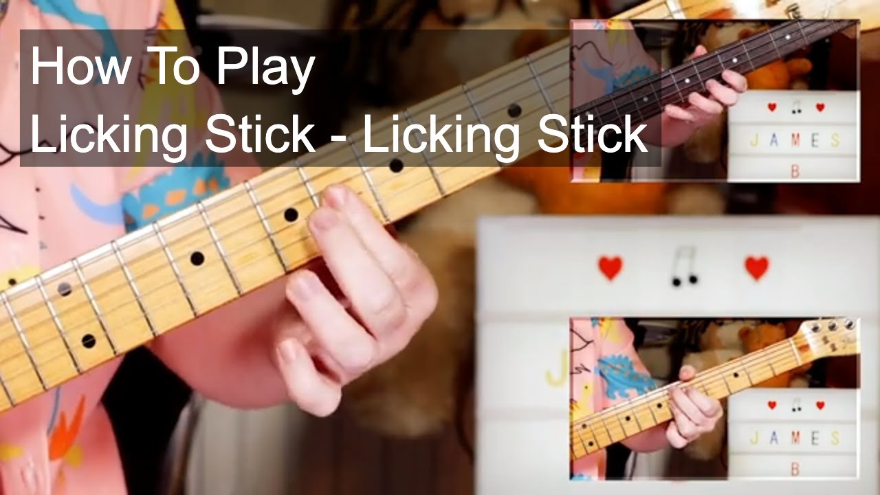 'Licking Stick - Licking Stick' James Brown Guitar & Bass Lesson