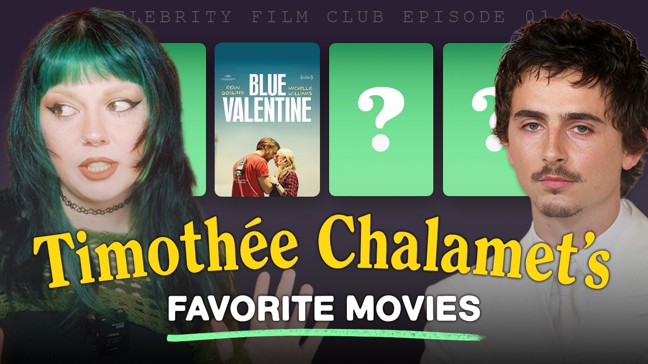 I WATCHED TIMOTHEE CHALAMET'S FAVORITE MOVIES (and he's a masochist)
