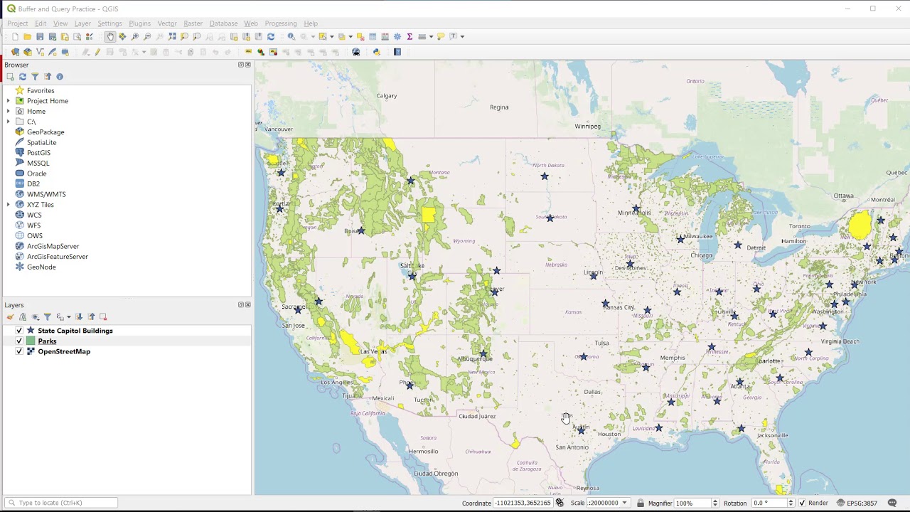 Select by Attribute in QGIS 3.4