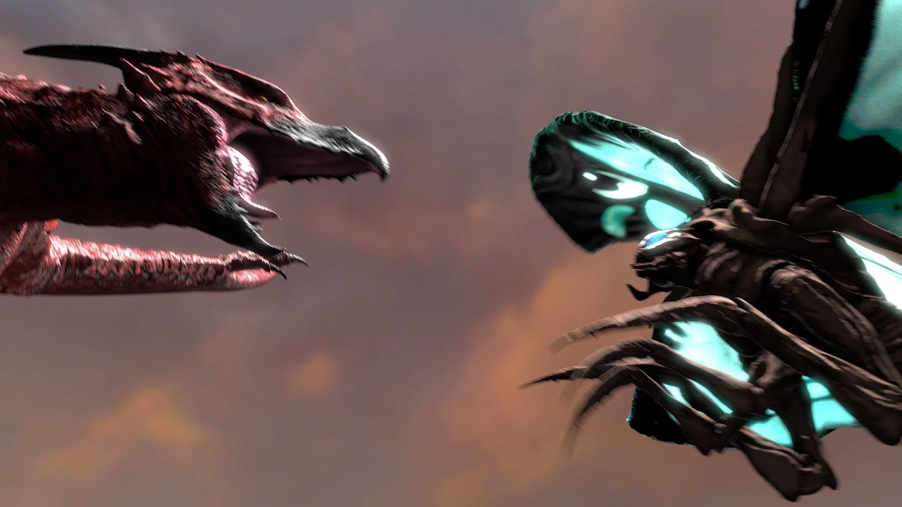 [SFM] Mothra VS Rodan
