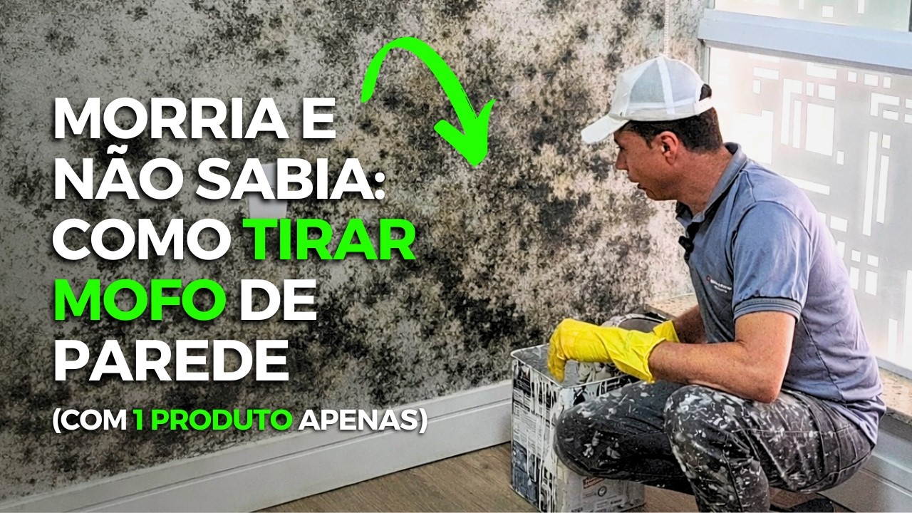 COMO ACABAR COM MOFO DE PAREDE E TETO (COM APENAS 1 PRODUTO) PASSO A PASSO