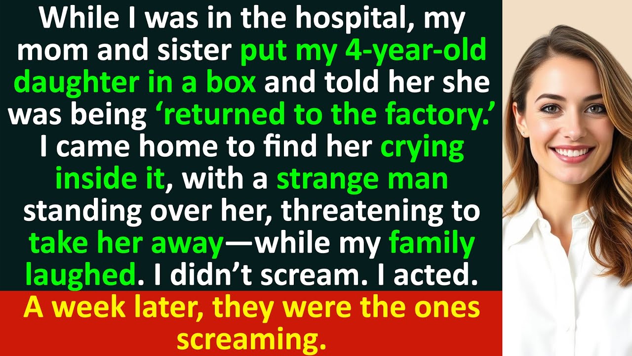 My mom and sister put my 4-year-old in a box and said she was being ‘returned to the factory’.