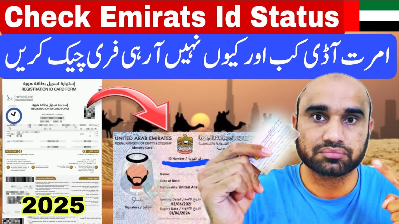 🇦🇪 Проверка статуса Emirates ID онлайн в 2025 году | Пошаговое руководство и обновления