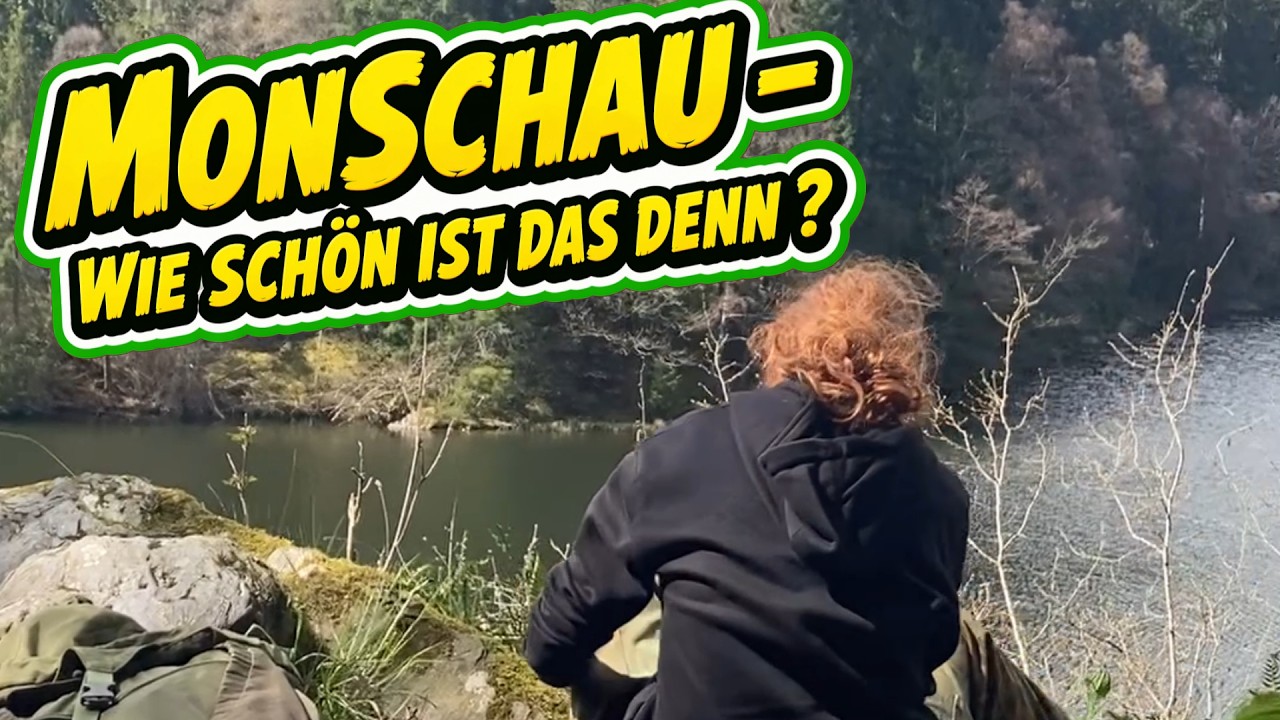 Altstadt Monschau &ndash; Wilde Rur unterhalb der Ehrensteinsley Runde von Monschau