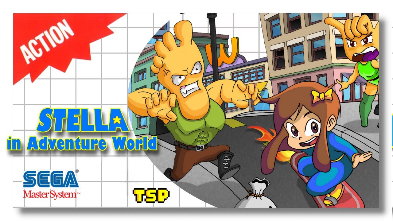 Stella in Adventure World - Hack of  Alex Kidd in Miracle World [Master System]